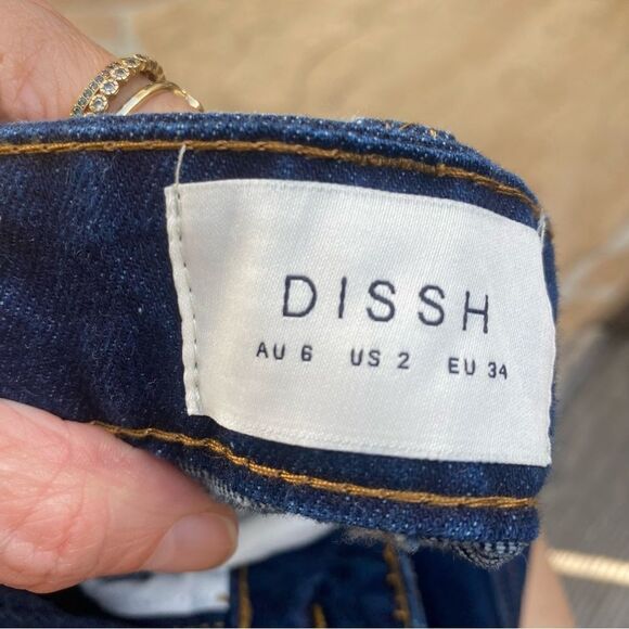 DISSH LENNON INDIGO DENIM MAXI SKIRT size 2 - Picture 6 of 13
